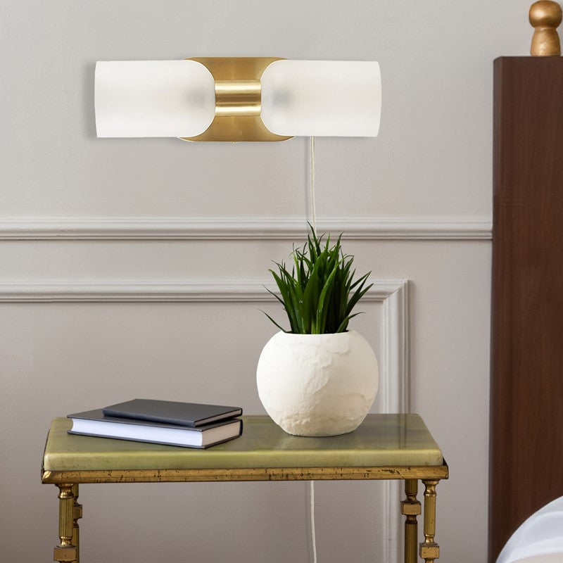 Dove Double Tube 2-Light Wall Sconce