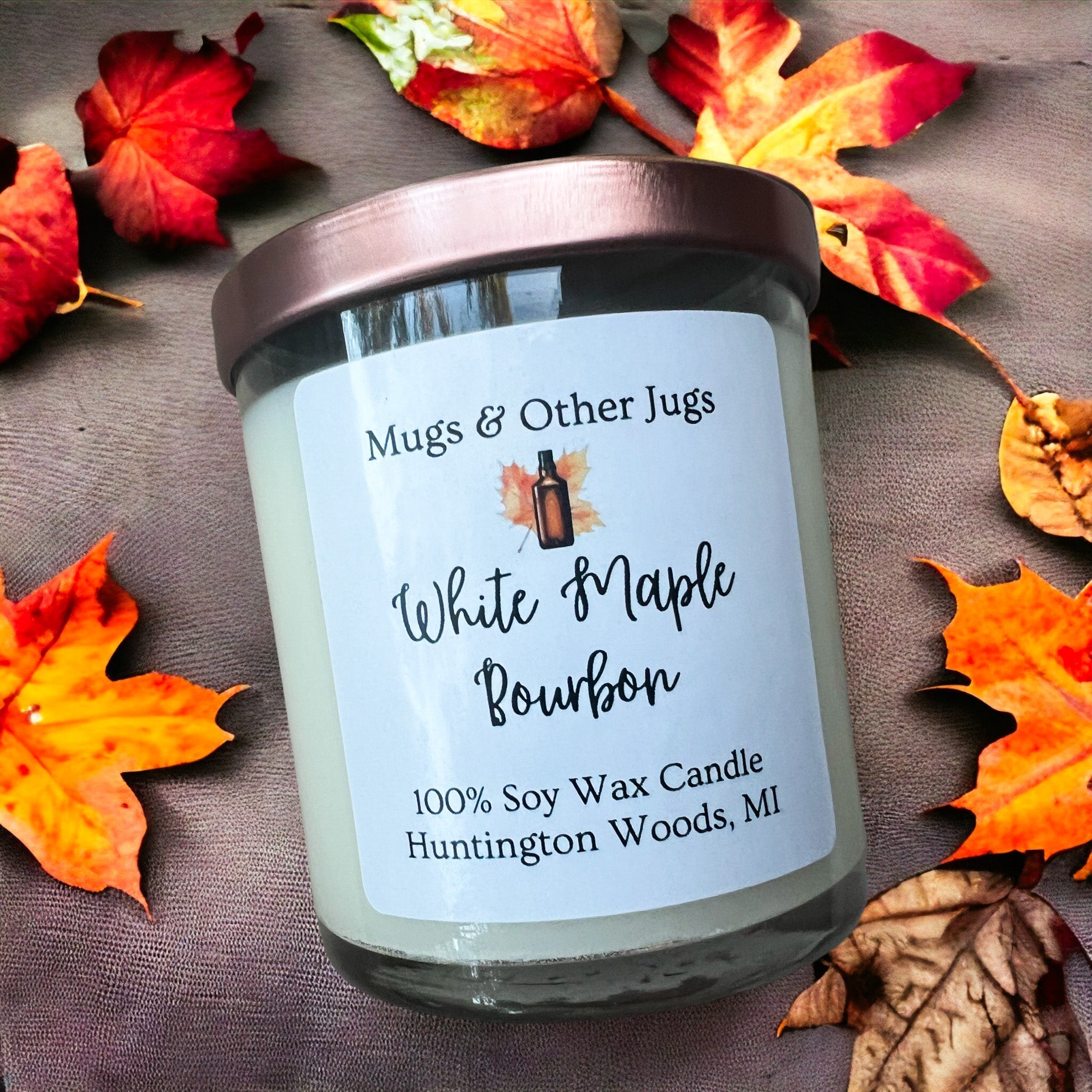9.5oz Candles | Fall Line White Maple Bourbon