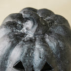 Black Terracotta Jack-O-Lantern Pumpkins | 2 Sizes