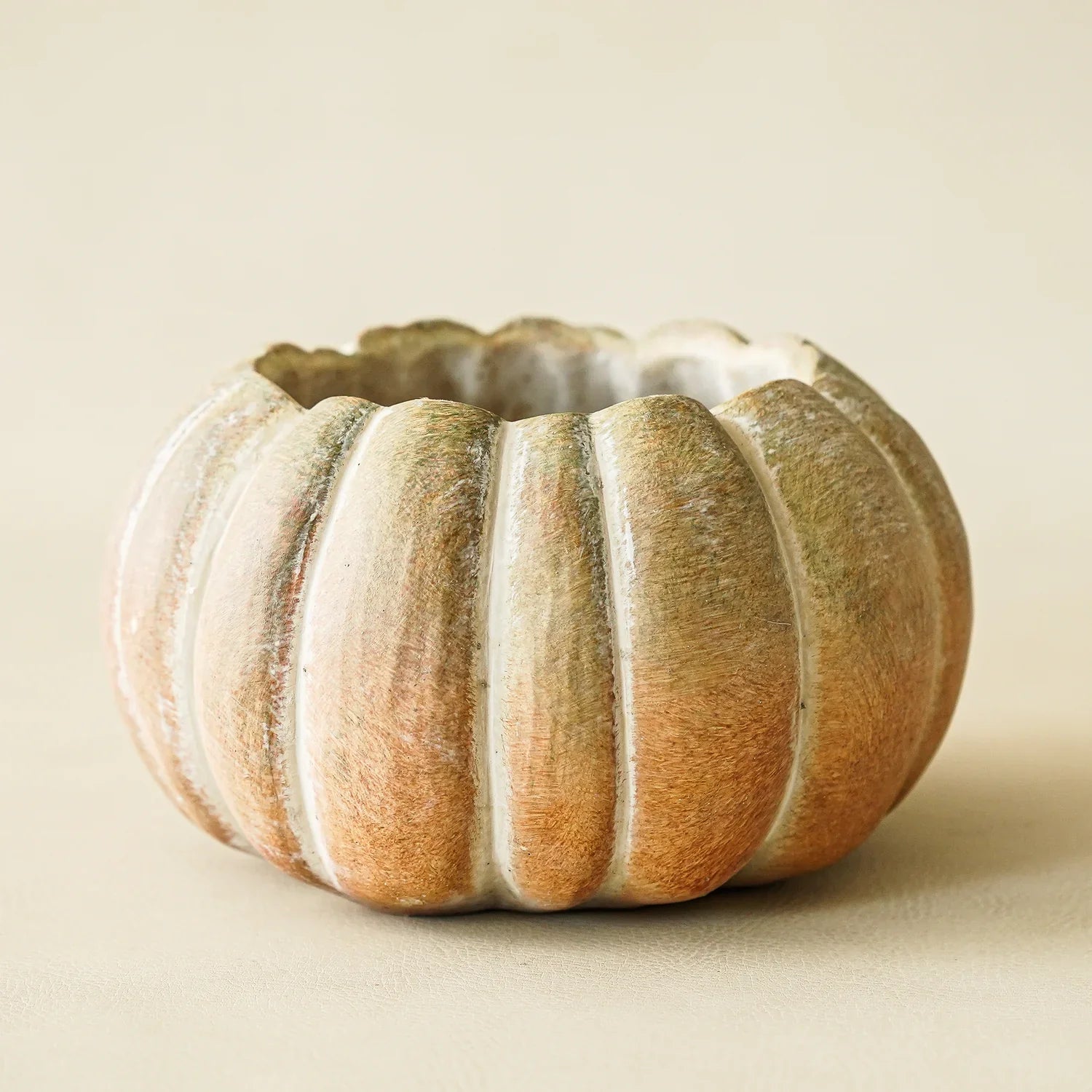 Fall Ombre Cement Pumpkin Planters | 3 Sizes Small