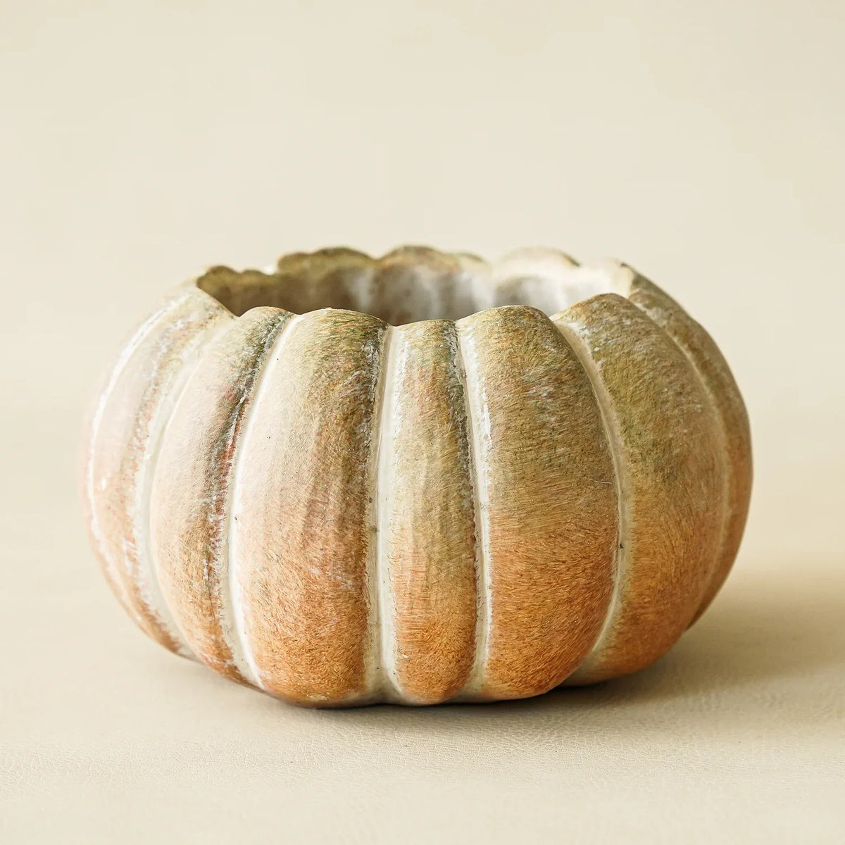 Fall Ombre Cement Pumpkin Planters | 3 Sizes Small