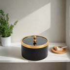 Luxury Majlis - Medium Canister - Black & Gold