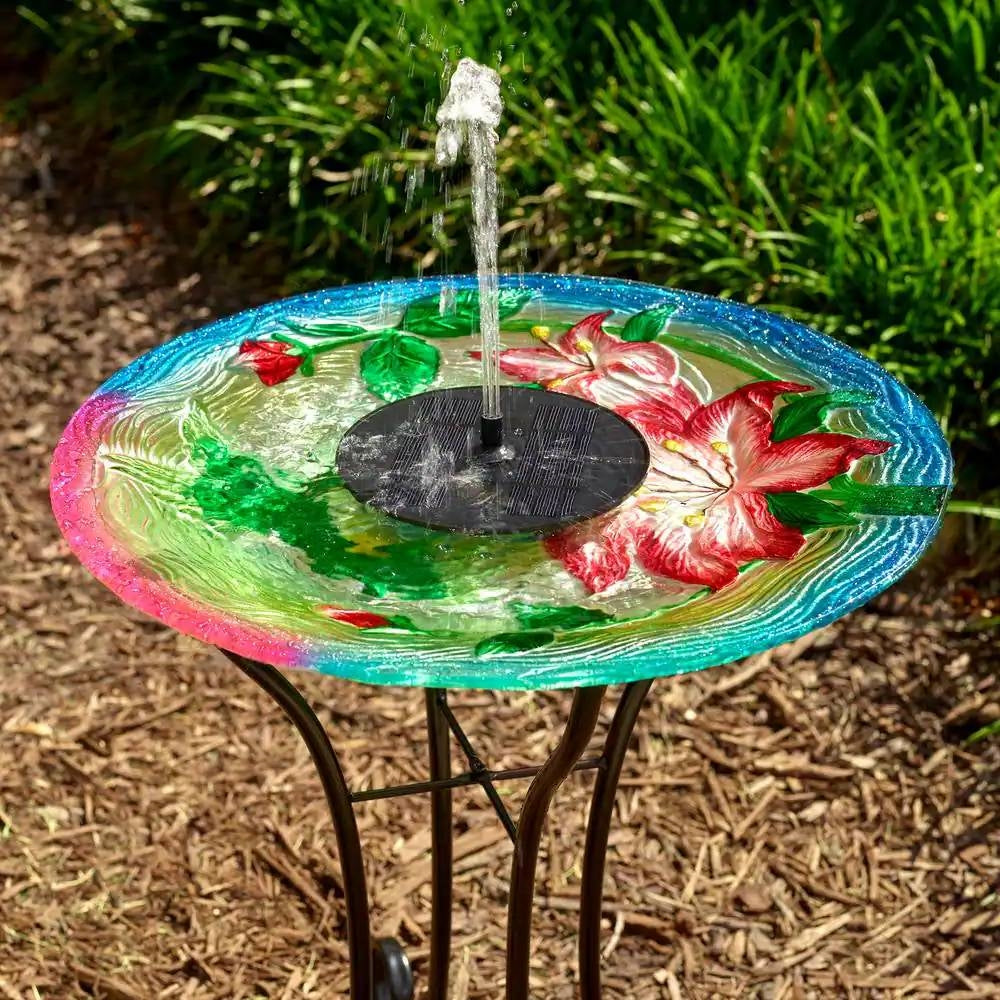 Birdbath to Solar Fountain Kit - Place into Bird Bath Bowl to Turn into Fountain Main image
