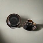 Lale Ask- Espresso/Turkish Coffee Cups- Black