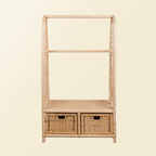 Belle Kids Clothing Rack with 2 Drawers