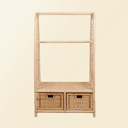 Belle Kids Clothing Rack with 2 Drawers