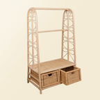 Belle Kids Clothing Rack with 2 Drawers