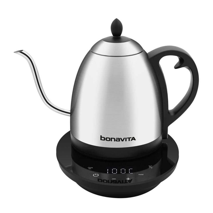 Bonavita Cosmopolitan 1.0L Gooseneck Precision Temperature Electric Kettle Stainless