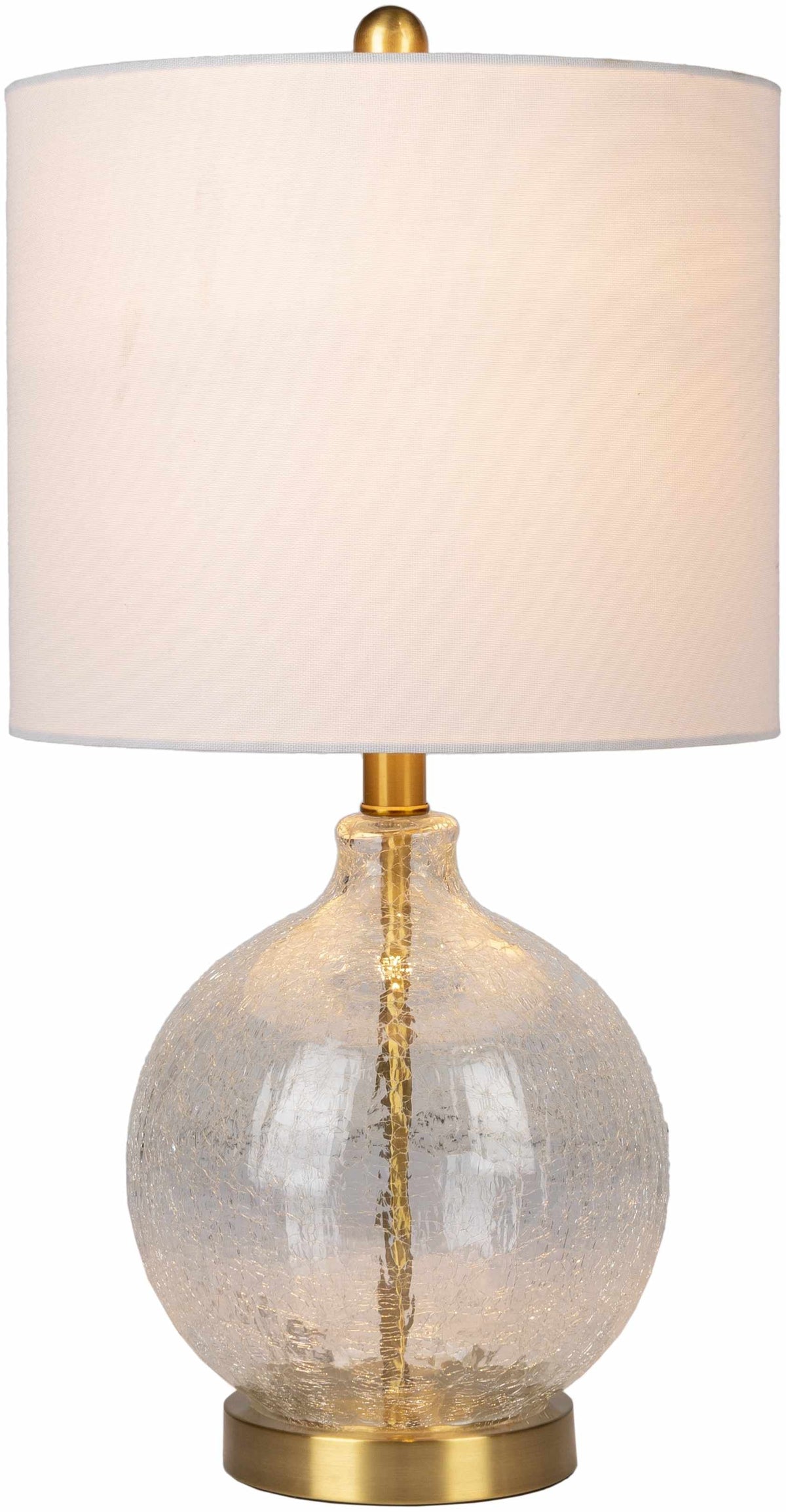 Ciel Contemporary Glass Textured Table Lamp 24"H x 12"W x 12"D