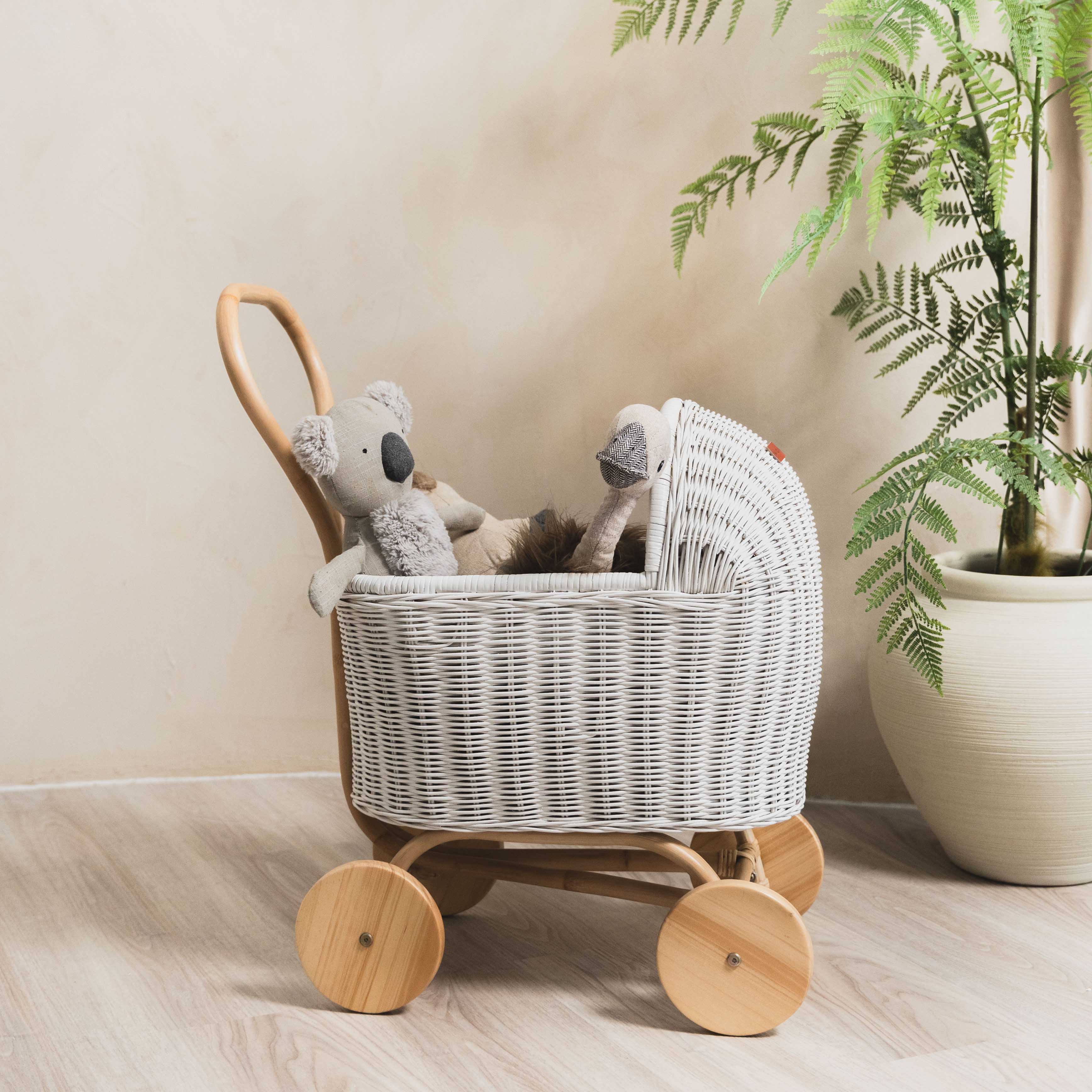 Colette Doll Stroller - White Secondary image