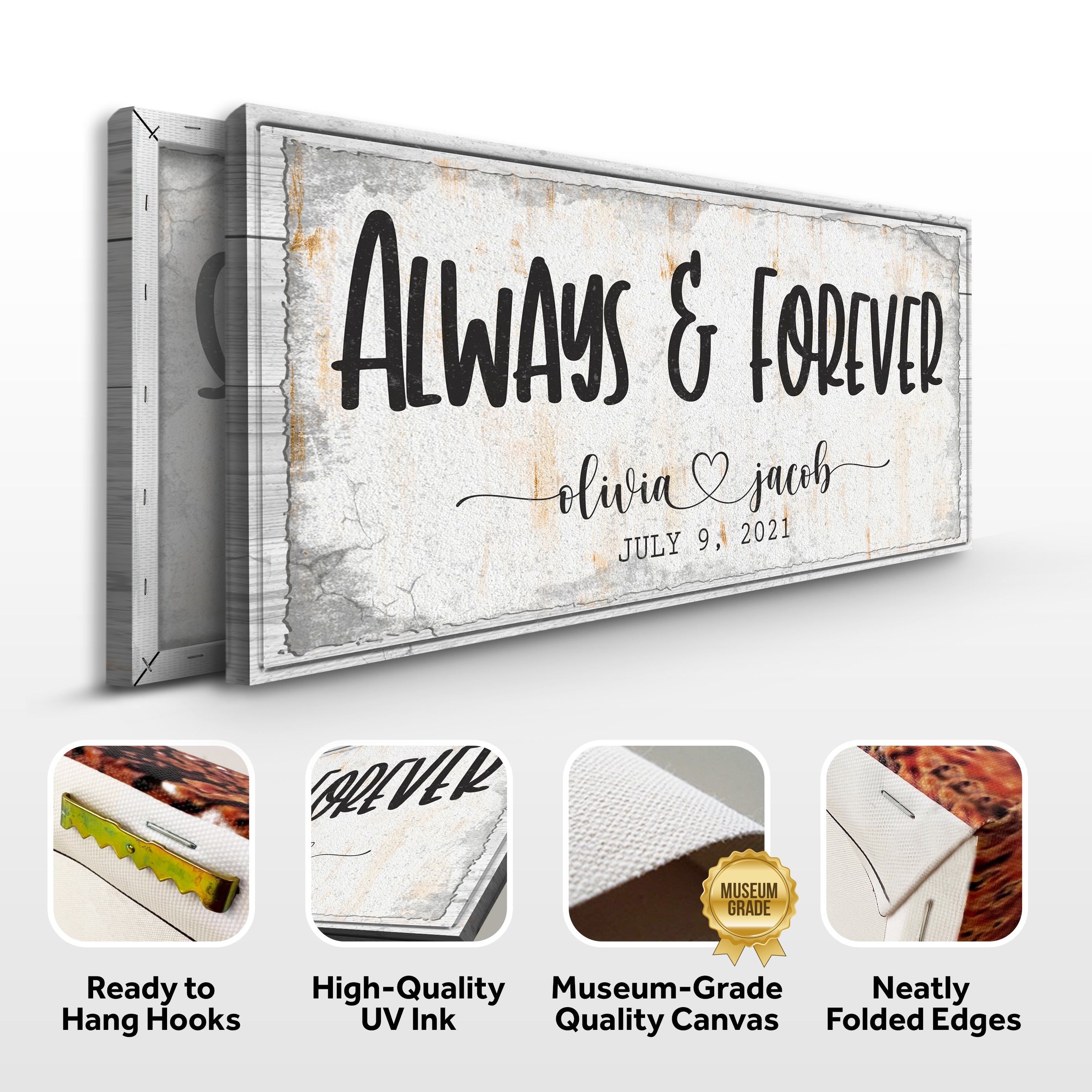 Always And Forever Couple Sign