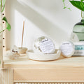 Organic Bath Bomb Calm Bomb- TWO SIZES lavender and chamomile bath fizzie