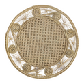 Caracol Handwoven Iraca Placemat Solid Color Natural