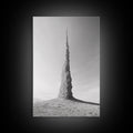 Rock Spire, Desert Sculpture, Abstract Form, Canvas Print, Surreal Landscape Art, Minimalist Wall Decor, Earthy Modern Home Accent
