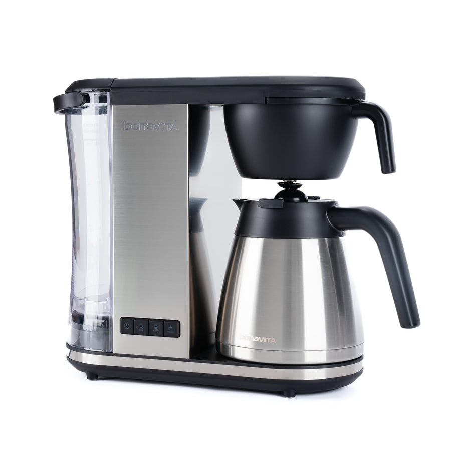 Enthusiast 8-Cup Drip Coffee Brewer with 1.3L Thermal or Glass Carafe Stainless Stainless Thermal