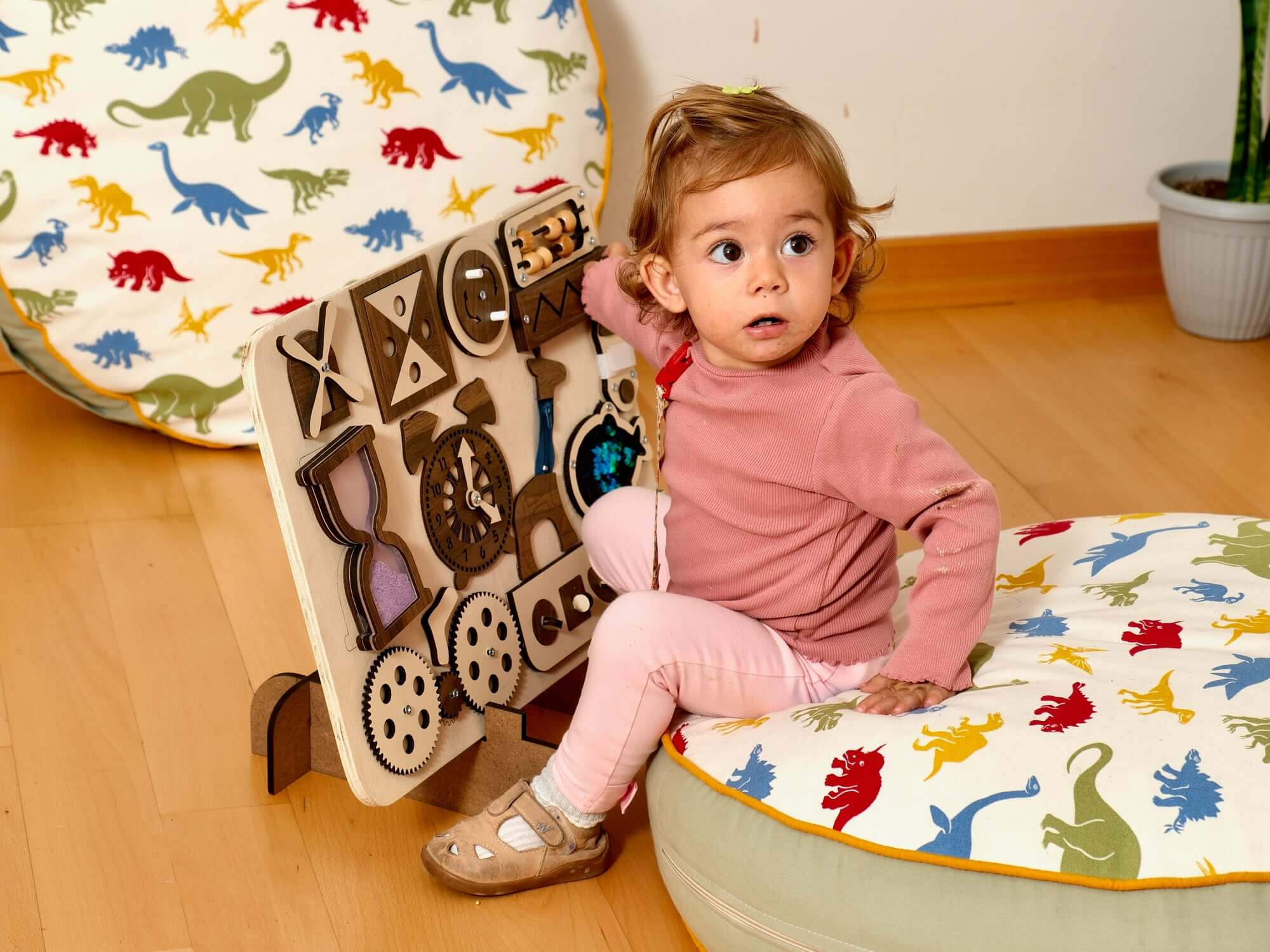 Wooden Busy Board for Toddlers Secondary image