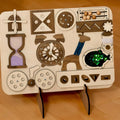 Wooden Busy Board for Toddlers