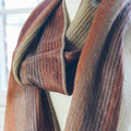 Brushed Alpaca Striped Scarf