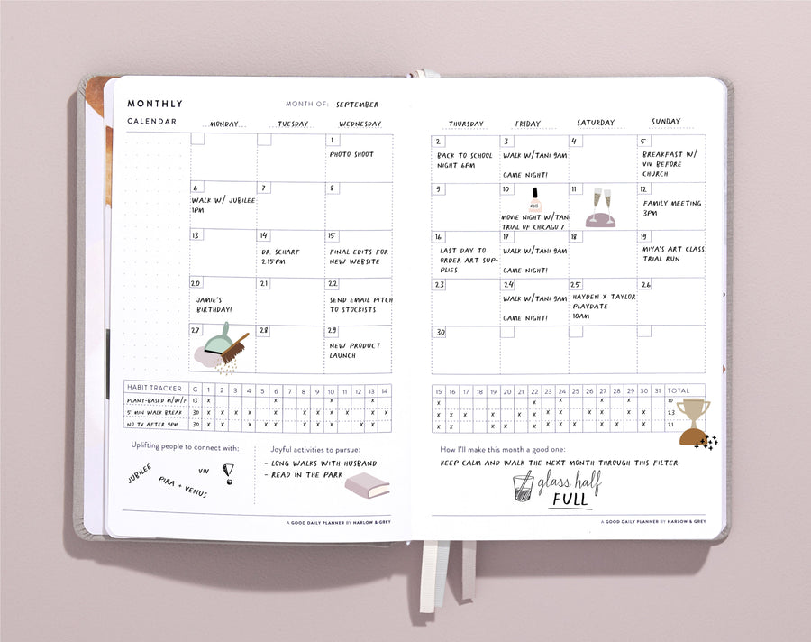 A Good Daily Planner (6-months undated)