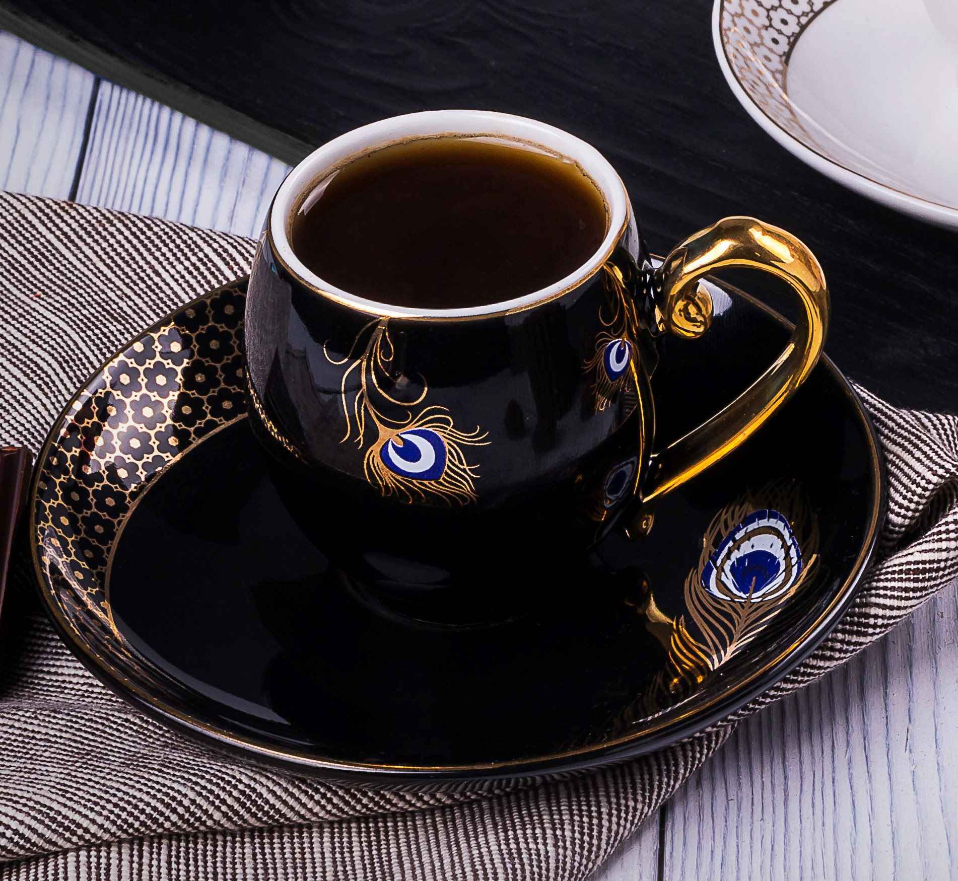 Lale Ask- Espresso/Turkish Coffee Cups- Black Default Title