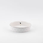 Atheer - Medium Decorative Canister - White & Silver