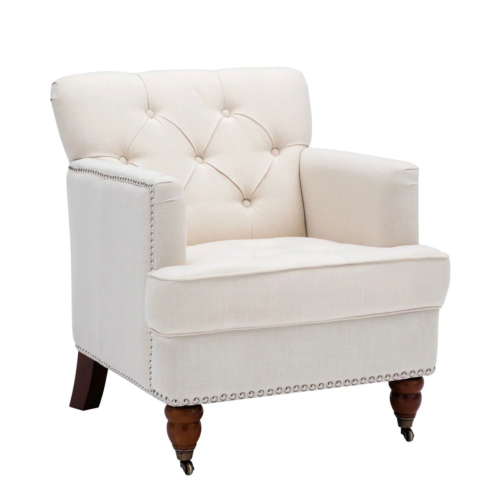 Elegant Modern Tub Chair with Sturdy Legs and Comfortable Cushioning Secondary image