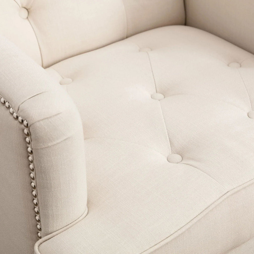 Elegant Modern Tub Chair with Sturdy Legs and Comfortable Cushioning