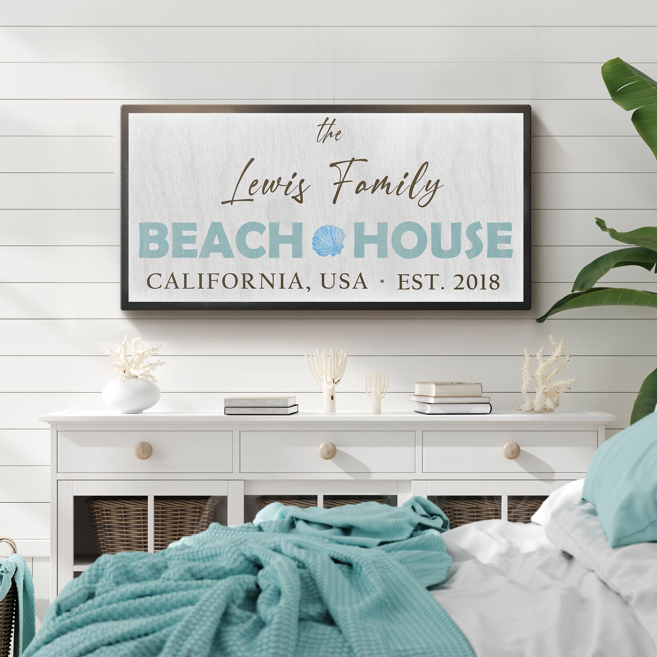 Beach House Sign Style 1 Main image