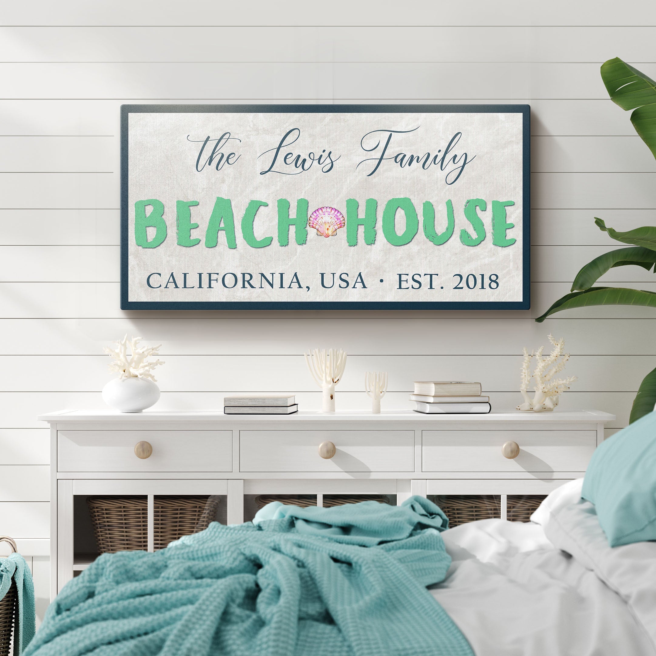 Beach House Sign Style 3
