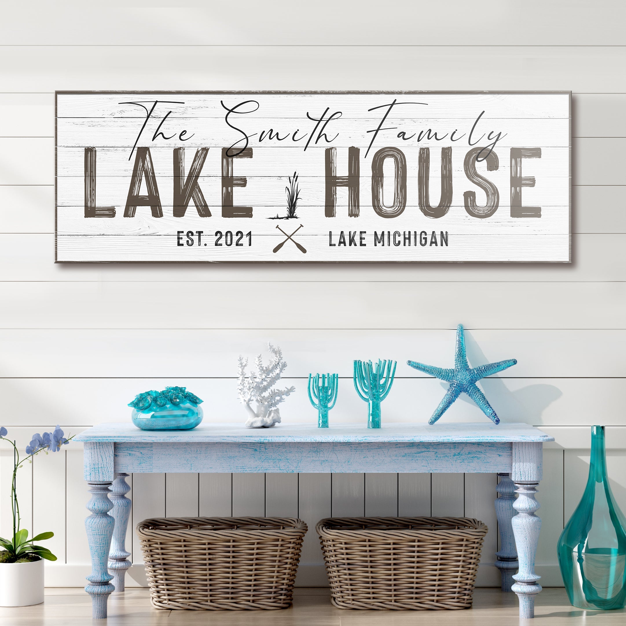 Classic Family Lake House Sign Secondary image