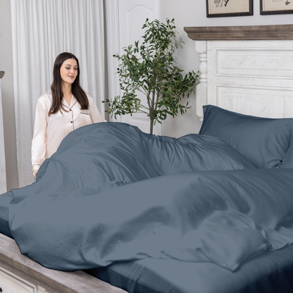 Organic Bamboo Sheets Ocean Queen