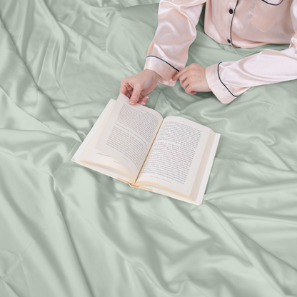 Organic Bamboo Sheets Seaglass Queen