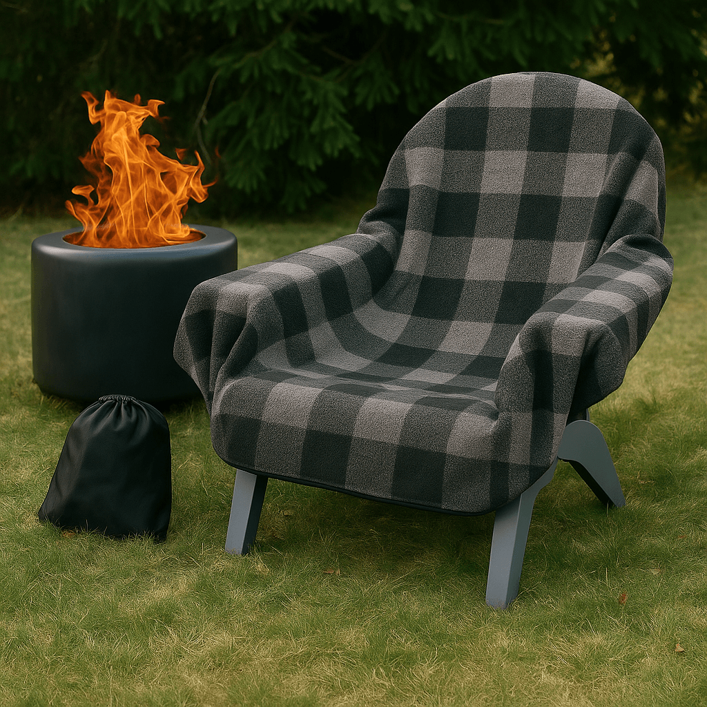 The Chair Blanket Gray Buy 4 Get 1 FREE - $39.96 Each