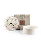 Classy Harir - Decorative Small Canister/Server - Beige & Gold Default Title