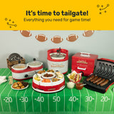 Game Day Lazy Susan Appetizer Server