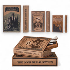 Halloween Linen Book Storage Boxes | 3 Styles