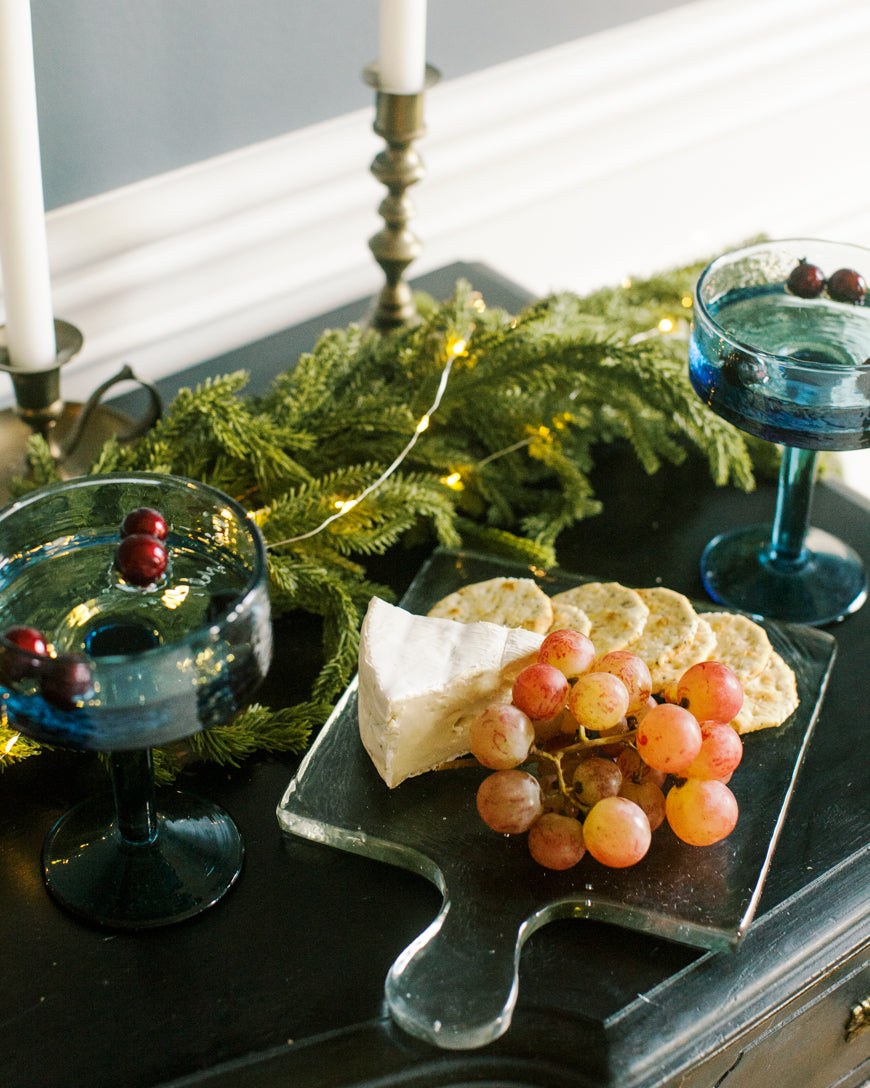 Hammered Glass Serving Boards