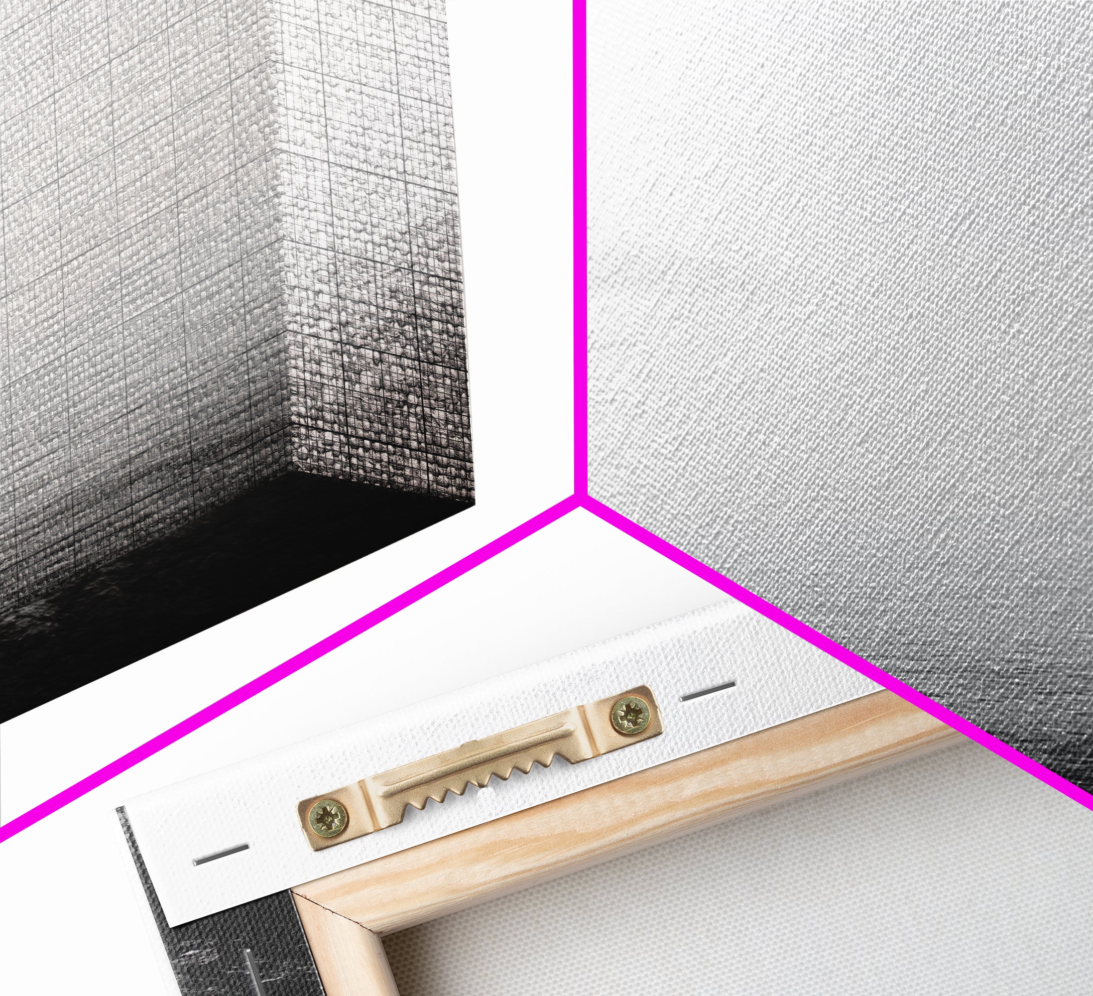 Misty Lakeshore, Foggy Forest Water, Monochrome Tranquility, Framed Canvas Print, Minimalist Art, Calm Landscape, Bedroom Wall Decor