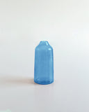 Siena Handblown Hammered Bud Vase Blue
