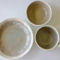Artisan Bowl Set Oyster Shell Set