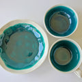 Artisan Bowl Set Green Sapphire Set