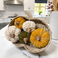 Hand-Woven Seagrass Pumpkin Trays | 2 Sizes
