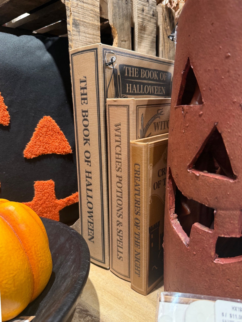 Halloween Linen Book Storage Boxes | 3 Styles