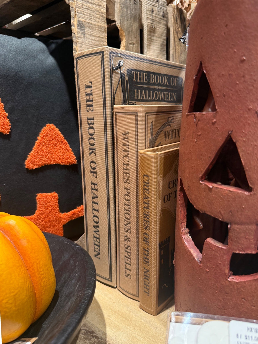 Halloween Linen Book Storage Boxes | 3 Styles