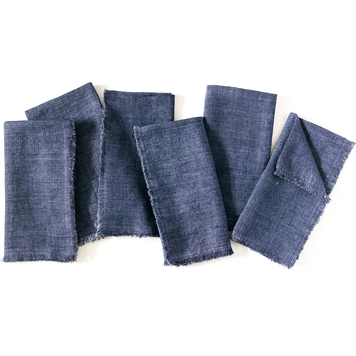 Stone Washed Linen Dinner Napkins