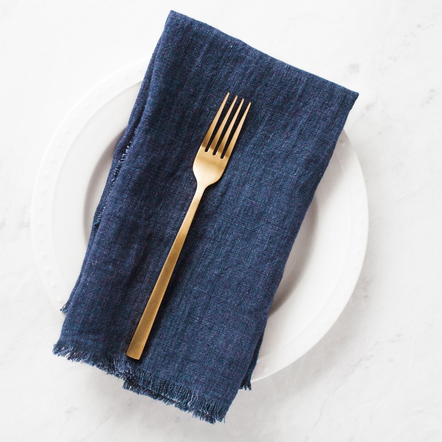 Stone Washed Linen Dinner Napkins Main image