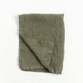 Stone Washed Linen Tea Towel Sage