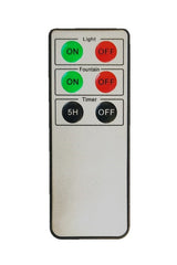 Maple Leaf LED Water Fountain Wax Pillar Candle