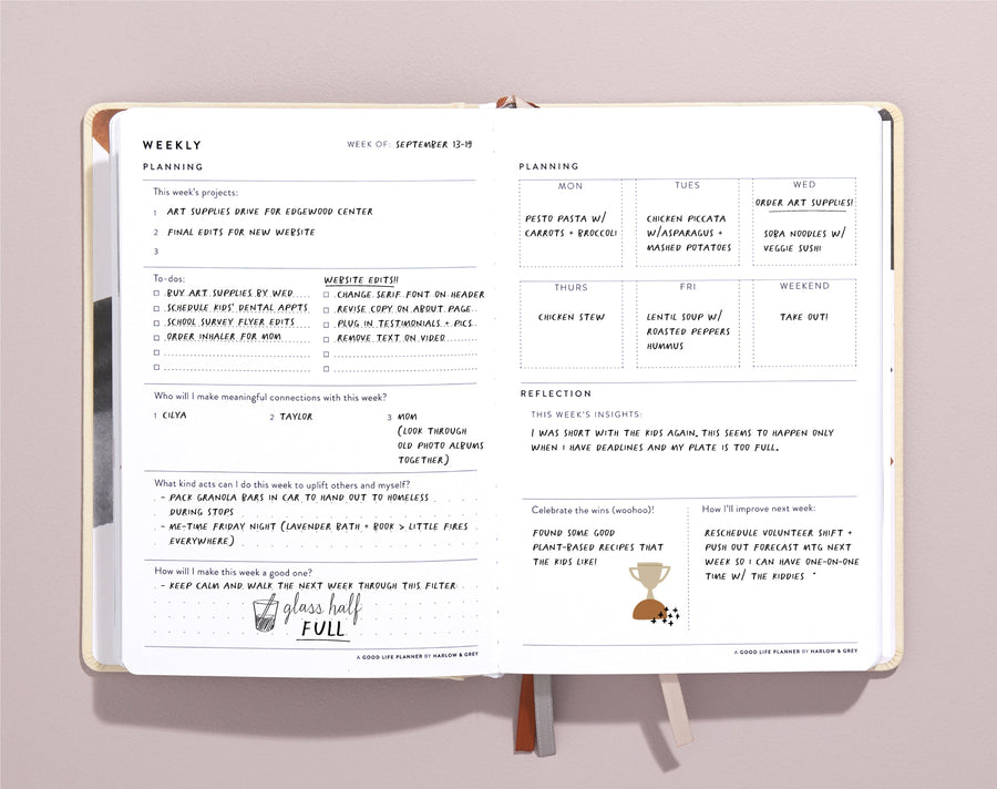 A Good Life Planner (3-months Undated Planner)