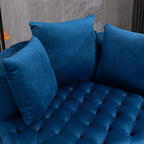 Matthias Plush Velvet Barrel Chair with Solid Wood Legs - Available in 3 Colors